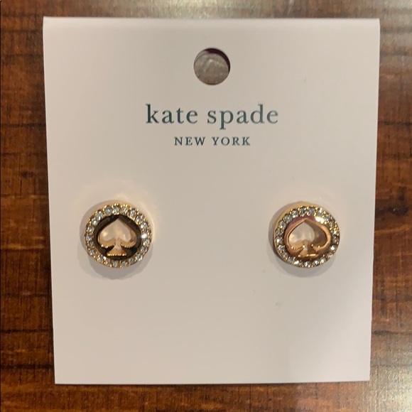 🆕 Kate Spade ♠️ New York Pave Halo Stud Earrings - Picture 3 of 5